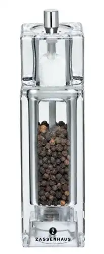 Die beste Zassenhaus-Pfeffermühle Zassenhaus Mühle, Acryl, Transparent 2026 Test Bestseller Zassenhaus-Pfeffermühle Zassenhaus Mühle, Acryl, Transparent