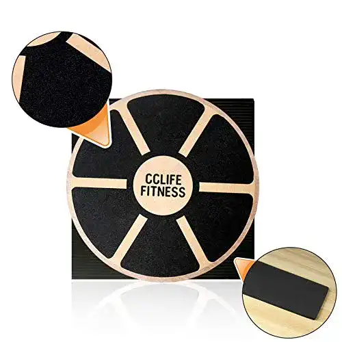 Balance-Board CCLIFE Balance Board 40cm Holz Wackelbrett Balance Kunststoff