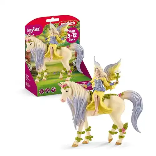 Schleich-Figur SCHLEICH 70565 Sera mit Blüten-Einhorn