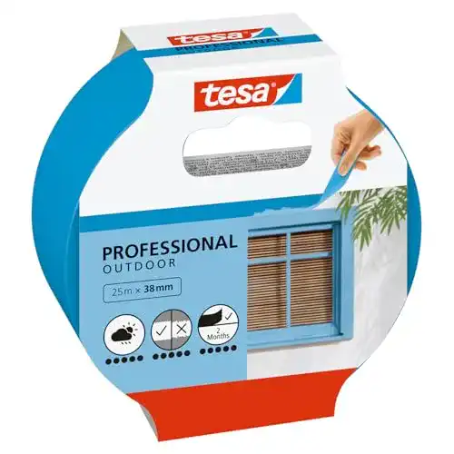 Malerkrepp tesa Malerband AUSSEN – Dünn – 25 m x 38 mm