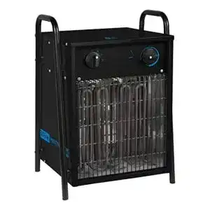 Heizlüfter 9 kW Güde 85013 Elektroheizer GH 9 EV 4.5 kW, Blau