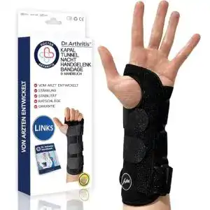 Handgelenkbandage Dr. Arthritis – inkl. Handbuch vom Arzt