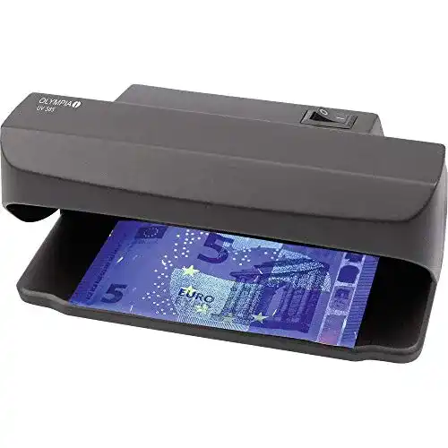 Geldscheinprüfer Olympia UV 585, schwarz