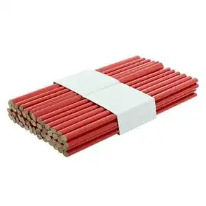 Zimmermannsbleistift BTEC rot, oval 250 mm 48 Stück