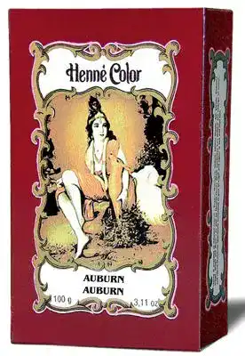 Henna-Haarfarbe Henne Color Henna Färbepulver Mahagoni 100g
