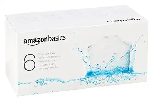 Brita-Wasserfilter-Kartuschen Amazon Basics 6 Filterkartuschen