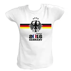 Deutschland-Trikot Artdiktat Damen Deutschland Fan T-Shirt EM