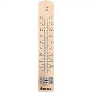 Thermometer analog Metaltex 298005 Innenthermometer Braun