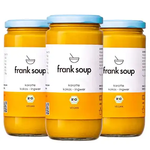 Vegane Suppe Frank Juice Frank Soup, Karotte & Ingwer, 6 x 350ml
