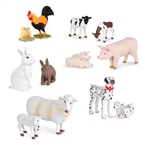 Bauernhoftiere Terra by Battat Terra und Babys Figuren