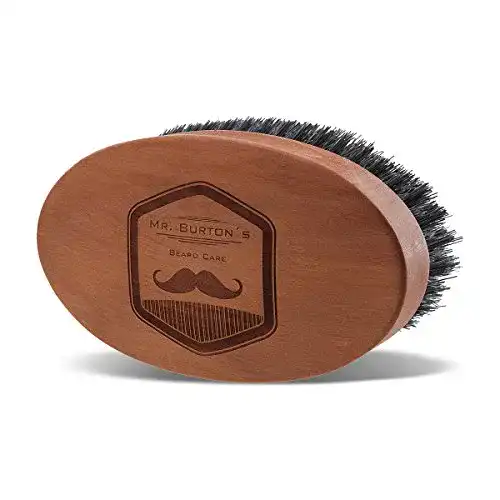 Bartbürste Mr. Burton´s Beard Oil Mr Burton´s Luxus aus Echtholz