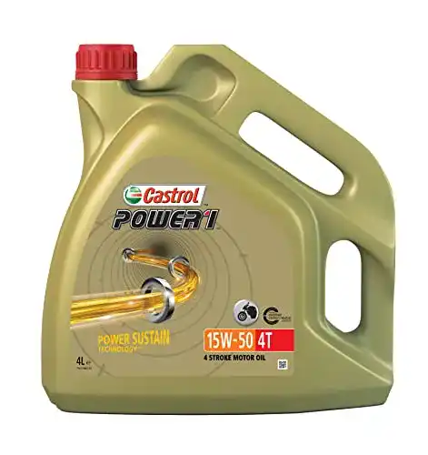 Motoröl-15W50 Castrol POWER1 4T 15W-50, 4 Liter
