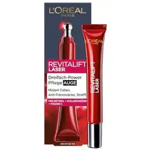 LOréal-Augencreme L’Oréal Paris Augenpflege, Revitalift Laser X3