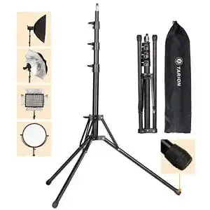 Lampenstativ TARION Lichtstativ 200cm, Aluminium, 5Kg Traglast