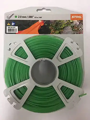Mähfaden 2 mm Stihl Quadratischer Schneidedraht & Oslash, 53 m