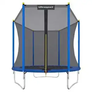 Trampolin 244 cm Ultrasport Gartentrampolin Uni-Jump