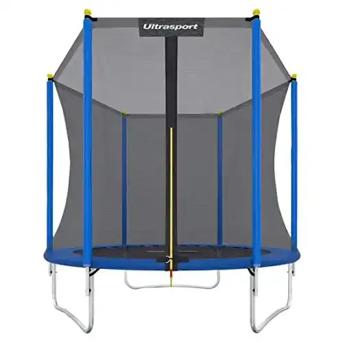 Trampolin 244 cm Ultrasport Gartentrampolin Uni-Jump