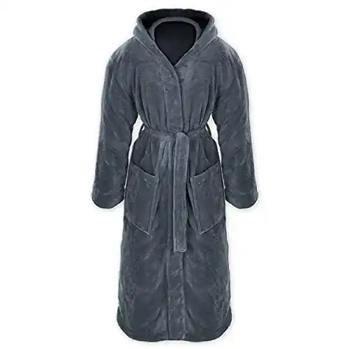 Bademantel Unisex Gräfenstayn ® Damen & Herren Kuschelfleece