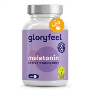 Melatonin-Tabletten gloryfeel Melatonin hochdosiert, 400 Tabl.