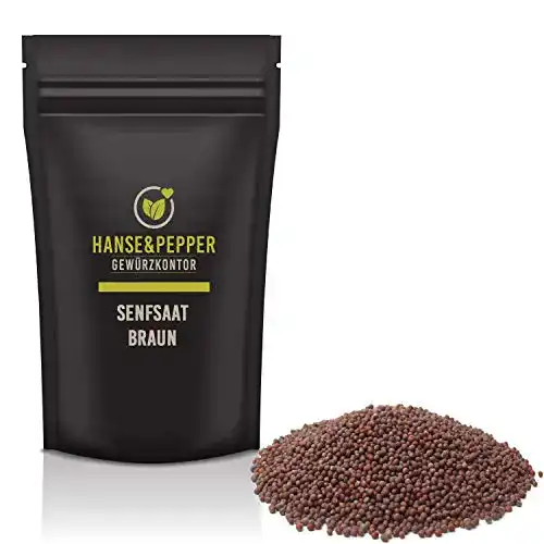 Senfkörner Hanse&Pepper Gewürzkontor 1kg Senfsaat braun