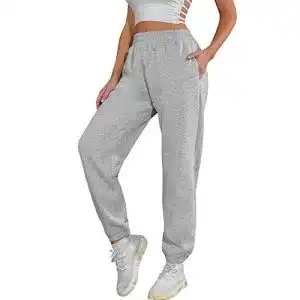Jogginghose Damen heekpek Baumwolle Sporthose Damen Lang Sweatpants