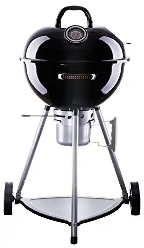Kugelgrill 57 cm Style’n Cook Indiana Holzkohlegrill, Schwarz
