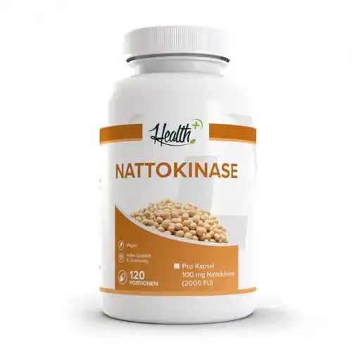 Nattokinase Zec+ Nutrition, 120 Kapseln aus fermentiertem Soja