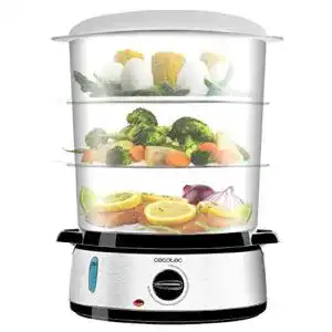 Dampfgarer Cecotec Vapovita 3000 Elektrisch, Edelstahl, 800 W