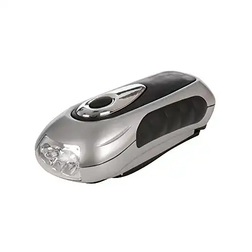 Dynamo-Taschenlampe Silverline 839905 Dynamo-LED