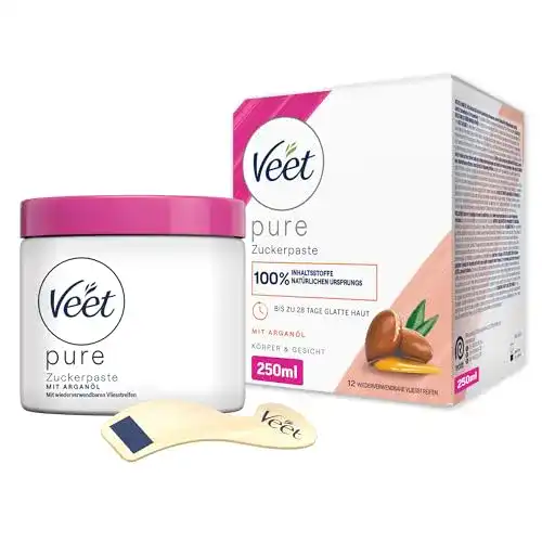 Enthaarungscreme Veet Sugaring Zuckerpaste mit Arganöl 250 ml