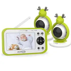 Babyphone mit 2 Kameras JSLBtech Video Babyphone 4,3″ LCD