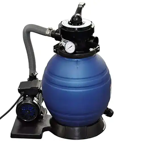Poolpumpe vidaXL Sandfilteranlage mit Pumpe 400W 11000L/h