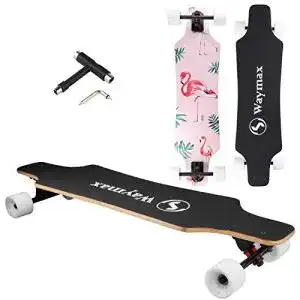Carving-Longboard LOVELY DECOR Longboard Skateboard Komplett