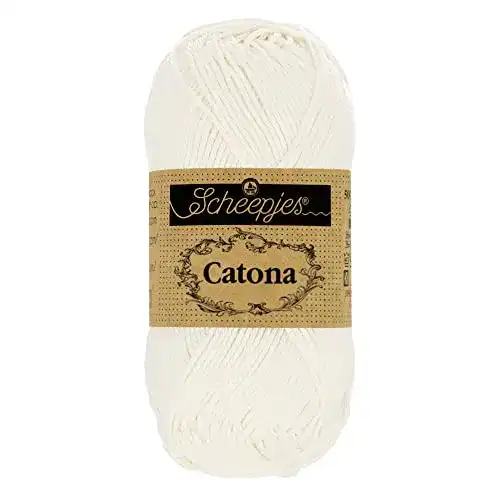 Scheepjes-Wolle Scheepjes Catona 100 Bridal White 105