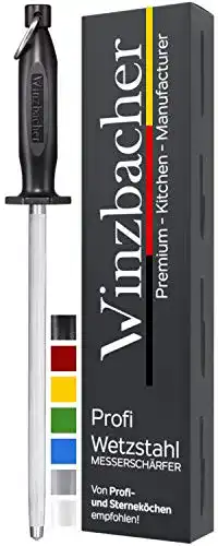 Wetzstahl Winzbacher ® DAS ORIGINAL [39cm] Soft-Touch Griff