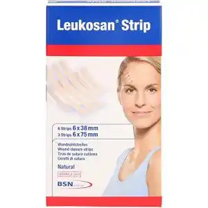 Klammerpflaster BSN medical LEUKOSAN Strip Natural 2 St