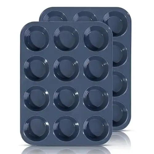 Muffinform Silikon SUPER KITCHEN 2 Stück Große Muffinform