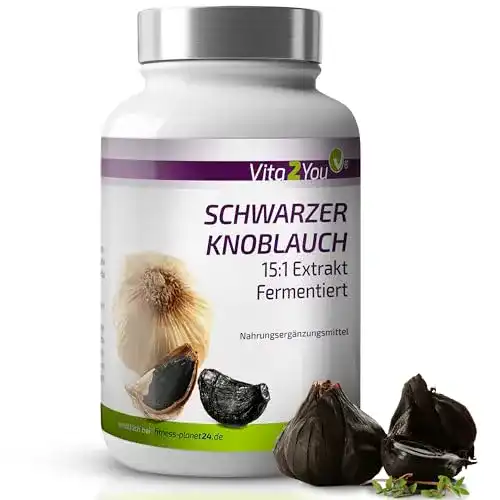 Schwarzer-Knoblauch-Kapseln Vita2You, 500mg, 120 Kapseln