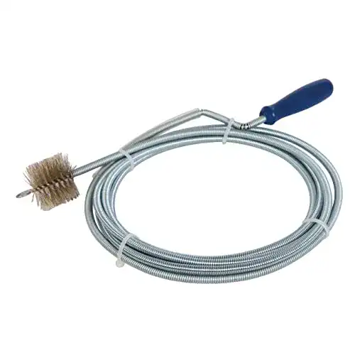 Rohrreinigungsspirale Silverline 342654 mit Bürste, silver