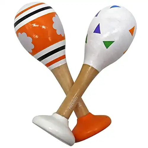 Babyrassel PREMYO Rassel Baby Musik Spielzeug – Holzspielzeug