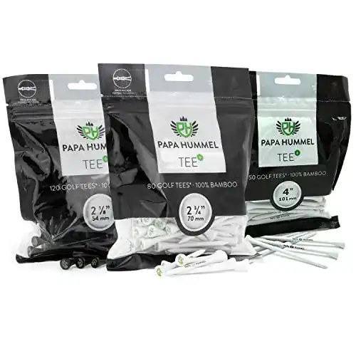 Golf-Tees Papa Hummel Premium Golf Tees – 3er Pack