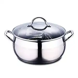 Kochtopf 8 Liter Bergner GOURMET, SIMMERTÖPFE EDELSTAHL