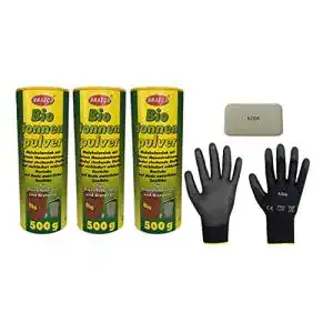 Biotonnenpulver ILODA 3x500g Mülleimer-Pulver, Kernseife 150g