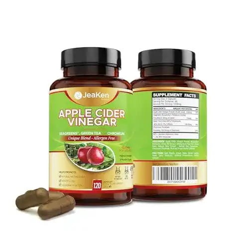 Apfelessig-Kapseln JeaKen, 120 Kapseln, Detox Kapseln