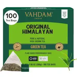 Detox-Tee VAHDAM, Grüner Tee BIO Blätter Von Himalaya