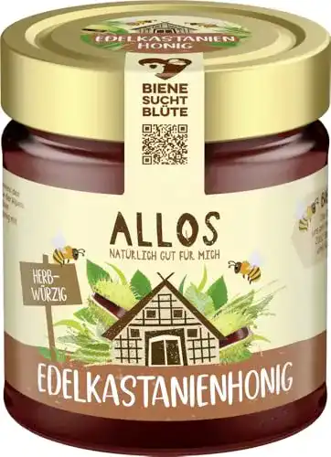 Allos-Honig Allos Edelkastanien-Honig, 2 x 500 g