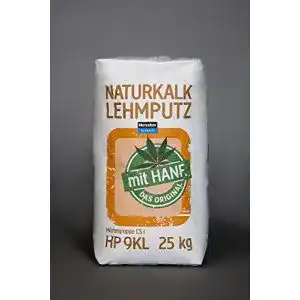 Lehmputz Bio-Naturkalk-Lehm-Grundputz mit Hanf 25 kg im Sack