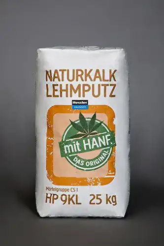 Lehmputz Bio-Naturkalk-Lehm-Grundputz mit Hanf 25 kg im Sack
