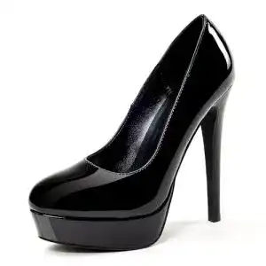 High-Heels GENSHUO Plateau Pumps Geschlossene 5.5 Zoll/14cm