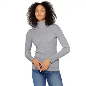 Kaschmir-Pullover Damen State Cashmere Damen Gerippter, langärmlig